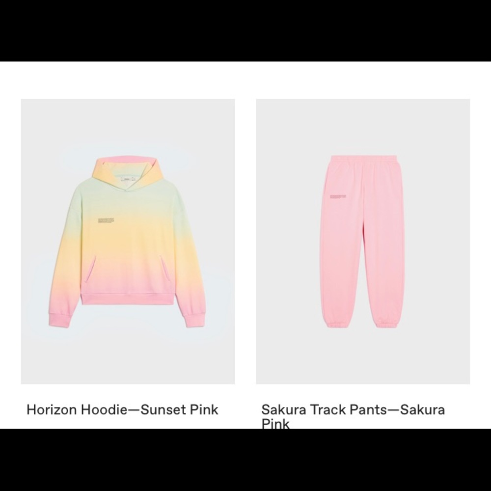 Pangaia Organic Cotton Horizon Hoodie and Sweatpant